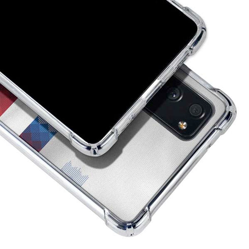 USA Soccer Flag Galaxy S20 FE Clear Case
